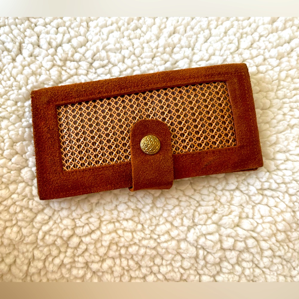 Vintage Suede Wallet circa 1960s